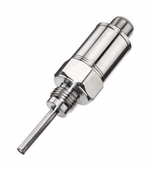 Screw-in probe with transmitter, M12 female connector 